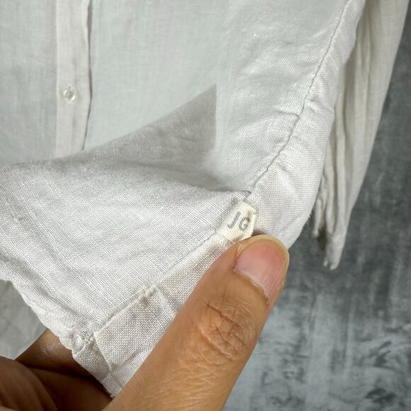Velvet by‎ Jenny Graham Linen Button up Shirt Womens Medium - Picture 11 of 11